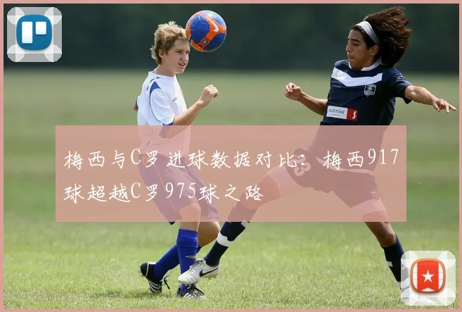 梅西与C罗进球数据对比：梅西917球超越C罗975球之路